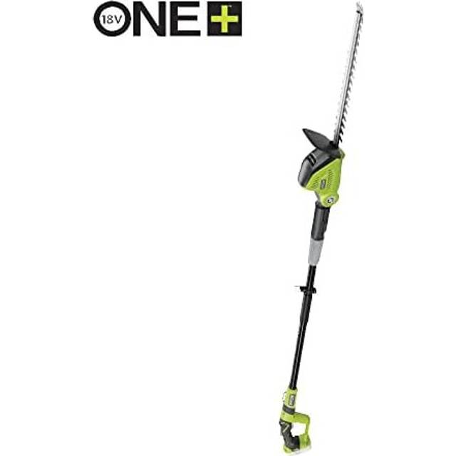 ONE+ 18V OPT1845 Cordless Pole Hedge Trimmer, 45cm Blade (Body Only), Green, Black