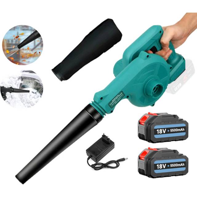 2In1 Cordless Leaf Blowers & Garden Vacuums+2x 5.5A Battery-Makita Battery Compatible
