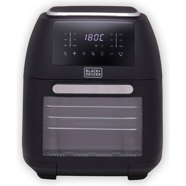 Black and Decker 12L Digital Air fryer Oven, Black