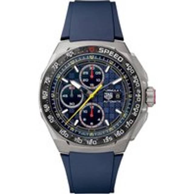 TAG HEUER Formula 1 Chronograph X Oracle Red Bull Racing 44MM Titanium Men's Watch CBZ2080.FT8091 - Blue - 44 mm