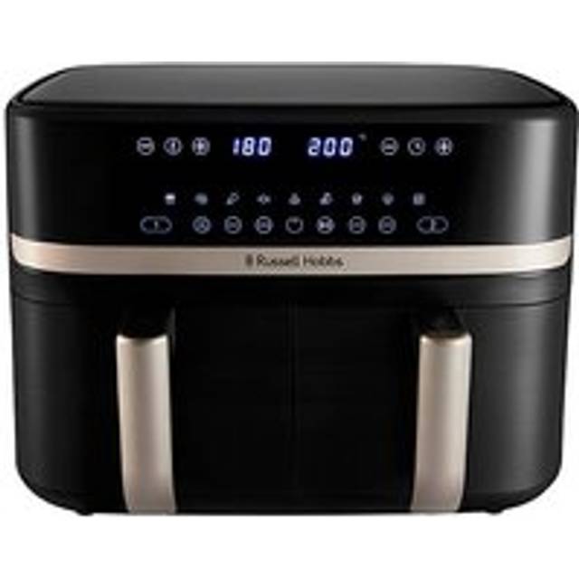 Russell Hobbs Satisfry Air Dual Basket 9L, Black