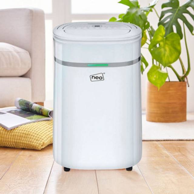 Neo White LED Digital Display Dehumidifier 25L - 37 x 23.5 x 61.5cm