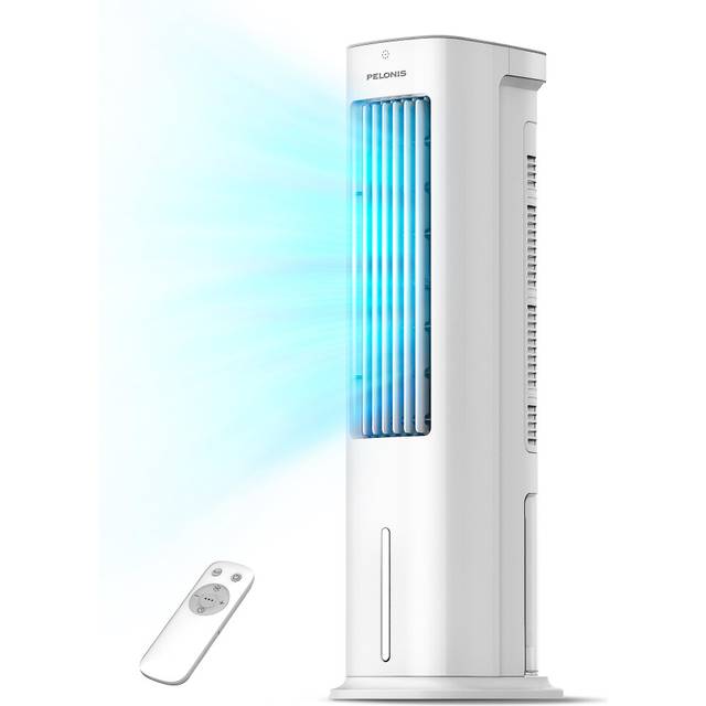 5L Air Cooler, Evaporative Air Cooler with Remote Control, 3 IN 1 Portable with Automatic Oscillation 3 Speeds and 7Hour Timer, Fan and Humidifier