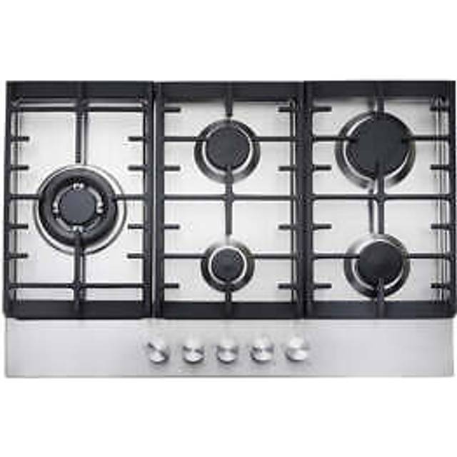 Teknix 75cm Gas Hob  5 Burners with Wok Burner  Stainless Steel  SCGH751X