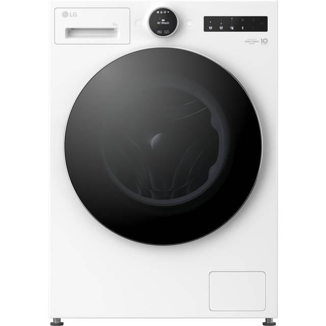 LG F4X9009TWC 9kg TurboWash Steam Washing Machine - WHITE