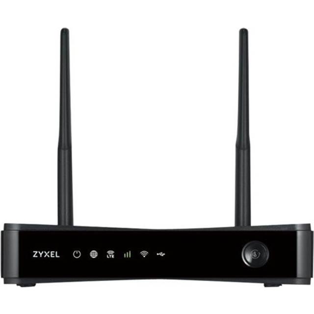 Zyxel LTE3301-PLUS WWAN 4-port 1GbE Wi-Fi 5 Dual Band 4G LTE-A Indoor Router - Black