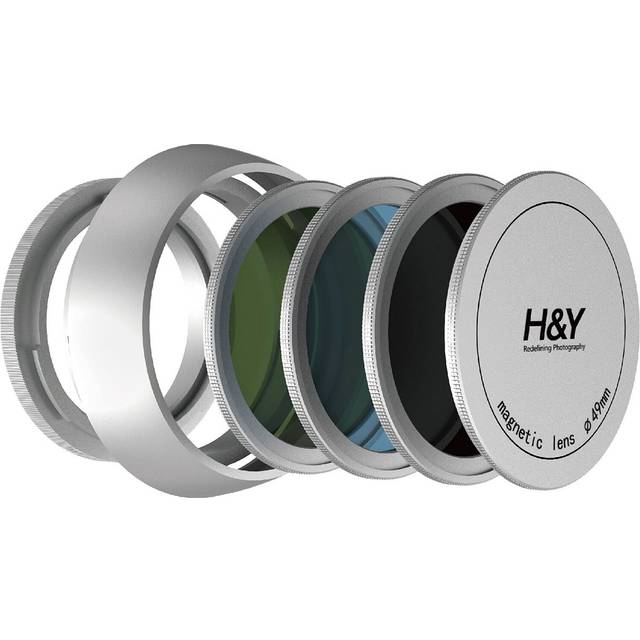 H&Y Fujifilm X100V/X100VI Filter Set silver