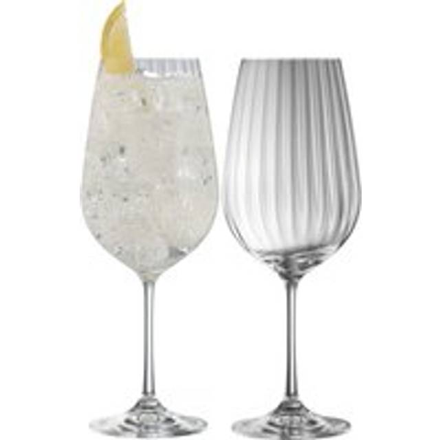 Galway Crystal Erne Spritz/Goblet Pair