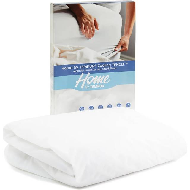 Bäddmadrasskydd svalkande Tencel™ - 5-17 cm - Vit