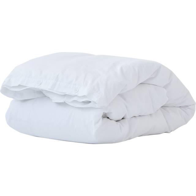 Tekla - Percale solid duvet cover 150x210cm broken white - Vit