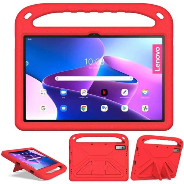 (red, M10 Gen3 TB-328FU) Kids Safe Eva Stand Case For Lenovo Tab M8 4rd Gen M9 Tb-300fu Shockproof Cover For Tab P11 Gen 2 Tb-350fu M10 3rd Gen Tb-328
