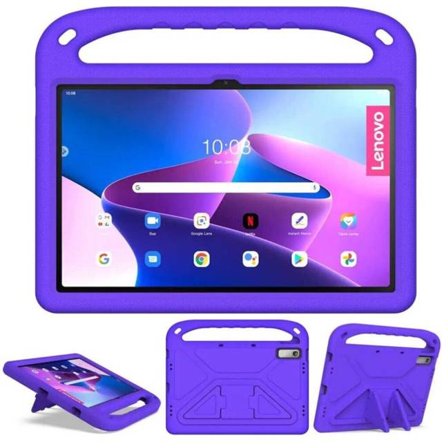 (purple, M9 K9 TB-310FU) Kids Safe Eva Stand Case For Lenovo Tab M8 4rd Gen M9 Tb-300fu Shockproof Cover For Tab P11 Gen 2 Tb-350fu M10 3rd Gen Tb-328