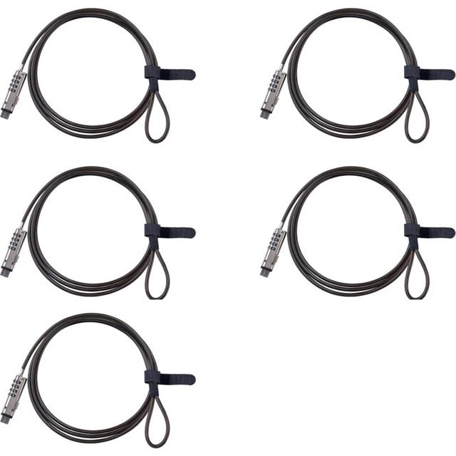 5X 4 Digital Universal Lock USB Laptop Security Cable Lock for Computer
