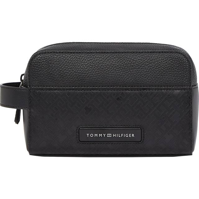 Tommy Hilfiger Monogram Toilet bag 21 cm black