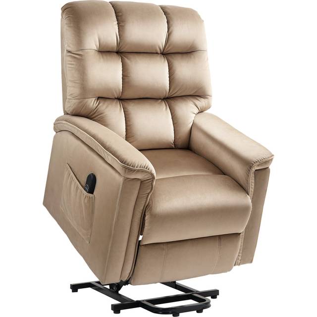 HOMCOM Power Lift Recliner Chair for Elderly w/ Remote Control - Beige | TJ Hughes Dark Grey