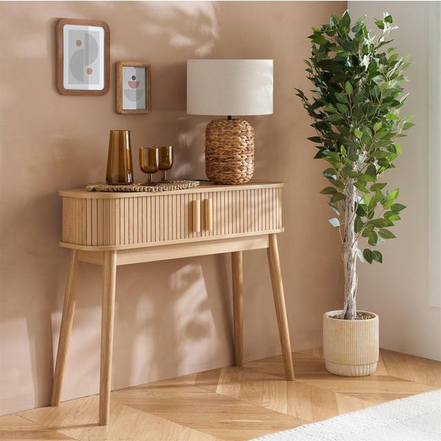Birlea Axel Console Table - Oak, Brown