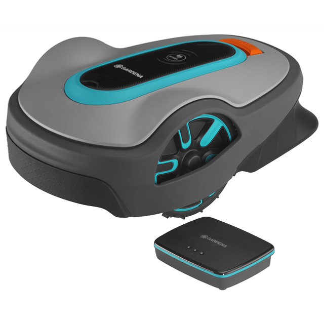 Gardena Smart SILENO LIFE Robotic Lawnmower 1000 Set 1 x 2ah Integrated Li-ion Battery Charger
