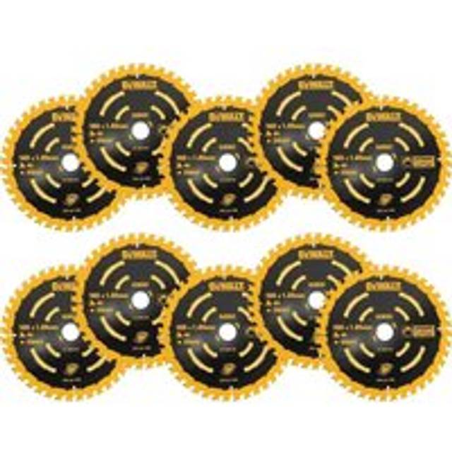 DT10640 10 x Circular Saw Blade 165 x 20 x 40T Extreme Framing DCS391 - Dewalt