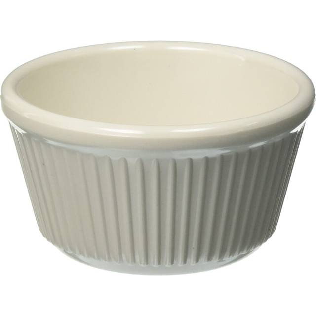 Winco Fluted Ramekins, 4-Ounce, Bone