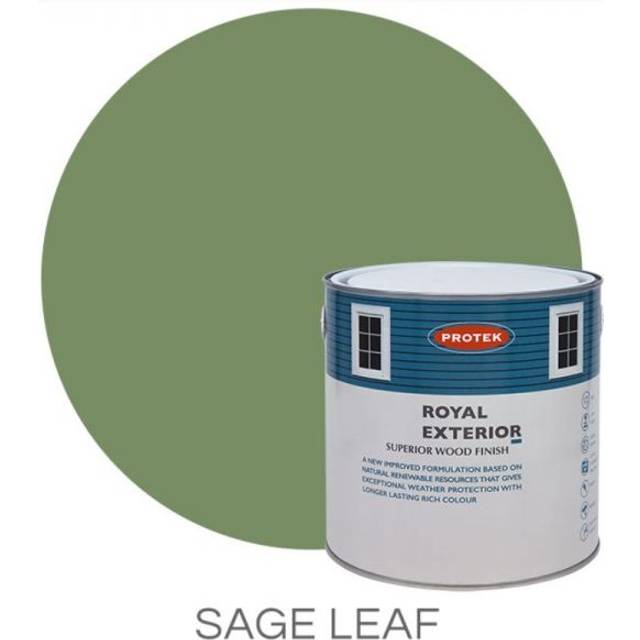 Protek Royal Exterior Wood Finish Protek 5 Litre Royal Exterior Wood Finish - Sage Leaf, Green