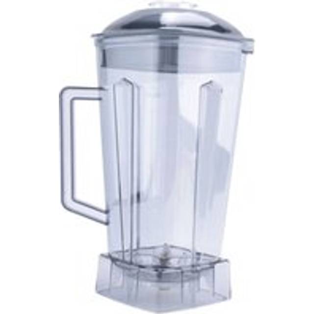 Tlily - Spare Jug for Blender Replacement Part Transparent 2L Capacity Compatible silver