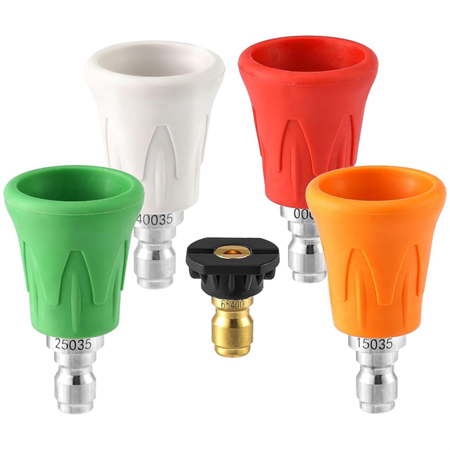 High Pressure Washer Nozzle Guard Set, Bore 2.5, 0.64cm Quick Connect
