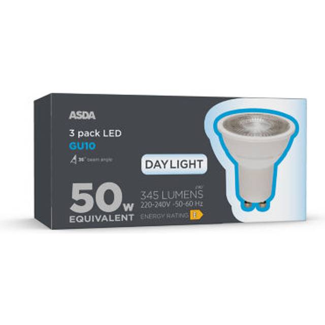 ASDA LED GU10 Daylight Lightbulb