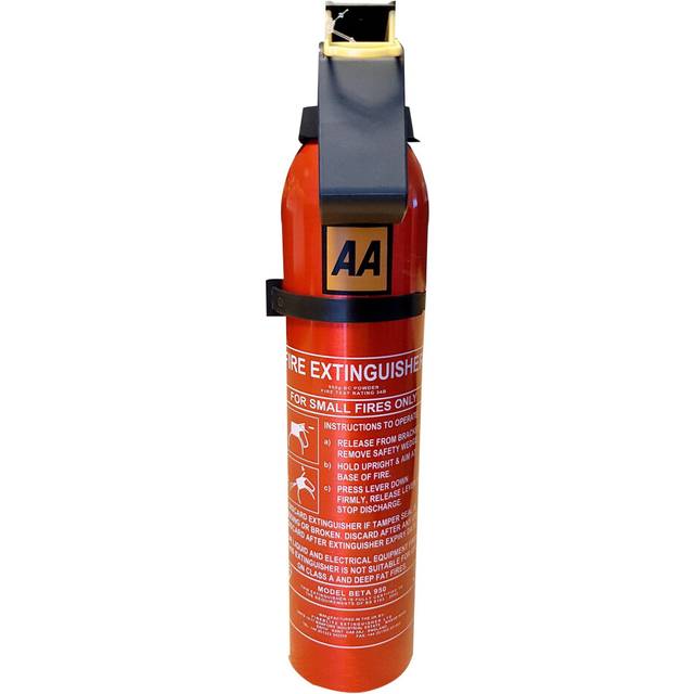 AA 950g Fire Extinguisher AA1547 - Uses BC Powder Small Fires - Lightweight Easy To Use UK Made 5 Year Warranty