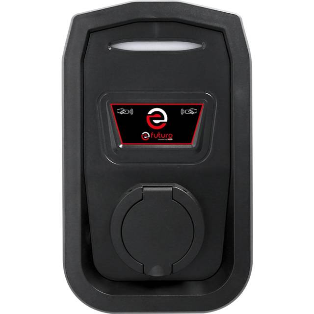 with RFID access control, without electricity meter, with RFID access control, without electricity meter, up to 3.7 kW - black