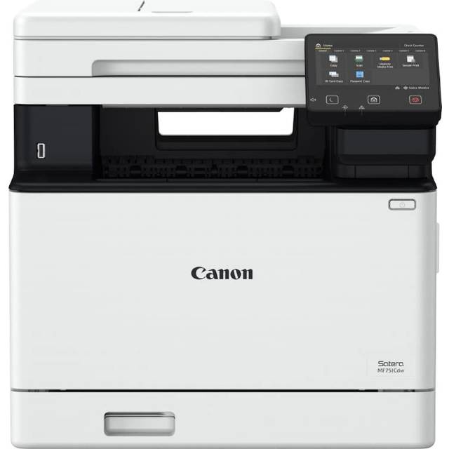 Canon Color Laser Beam Printer Multifunction Machine Satera MF751Cdw Simultaneous Normal (Wireless/Wired LAN/Double-Sided Printing/ADF Double-Sided white