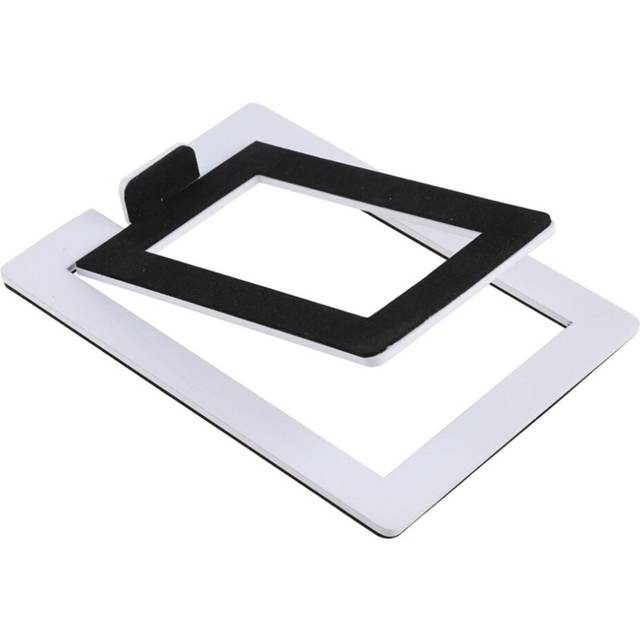 Desktop Speaker Stand Metal Audio Bracket Tabletop Holder,White