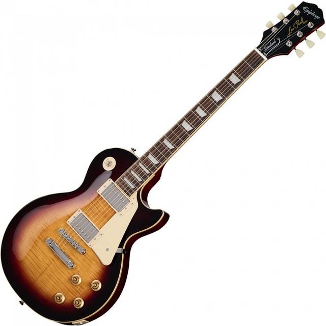 Epiphone Les Paul Standard 50s Figured Inspired by Gibson Bourbon Burst