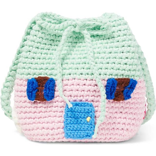 Stella McCartney, Bags, female, Multicolor, ONE SIZE, Crocheted Toadstool Crossbody Bag
