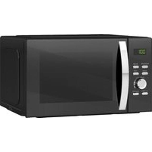 HOMCOM 23L 800W Microwave Oven, Digital Solo Microwave with 5 Power Levels, Automatic Defrost, 8 Auto Cook Menus, 60 Minutes Timer, Black