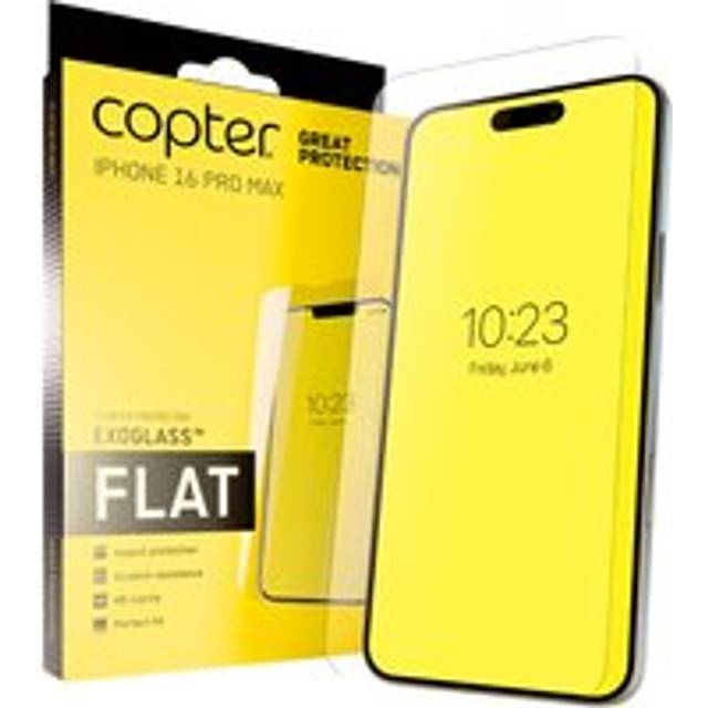 Copter iPhone 16 Pro Max Exoglass Flat Skärmskydd