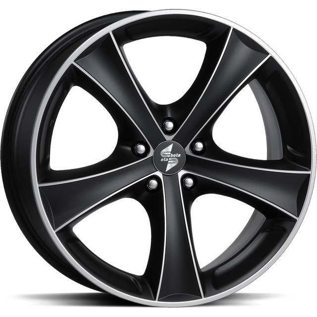 EtaBeta Tettsut Black Matt Polish 8x17 5/130 ET43 B84.1 (8x17 5/130 ET43 B84.1)