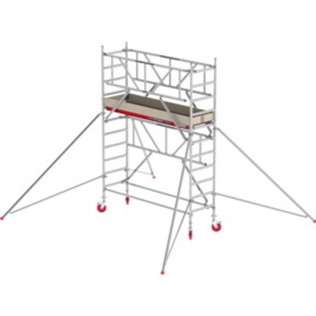 Altrex wooden platform, length 1.85 m, wooden platform, length 1.85 m, working height 4.20 m