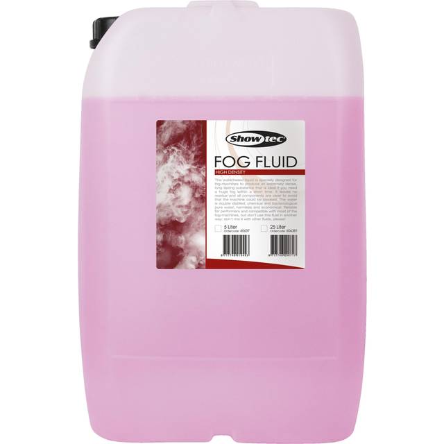 Showgear Fog Fluid High Density High-Density Fog Juice, 25L