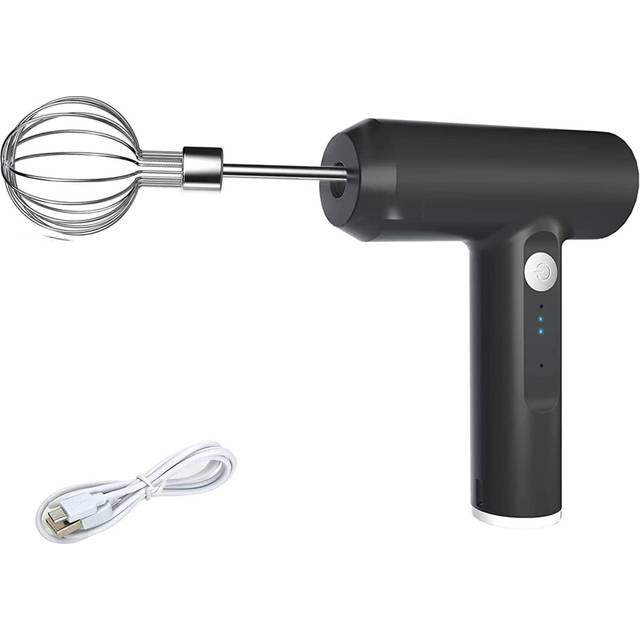 Hand Mixer Cordless Electric,Mixer Hand Mixer,USB Rechargeable,3 Speeds,Multifunctional Ends,for Baking Kitchen Kitchens