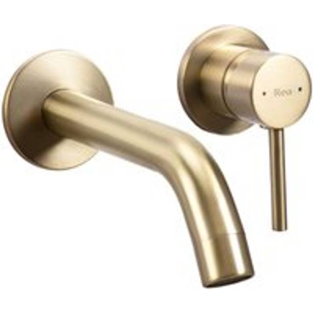 REA - Wall Mounted Basin Faucet Owen Brush Gold+ Box