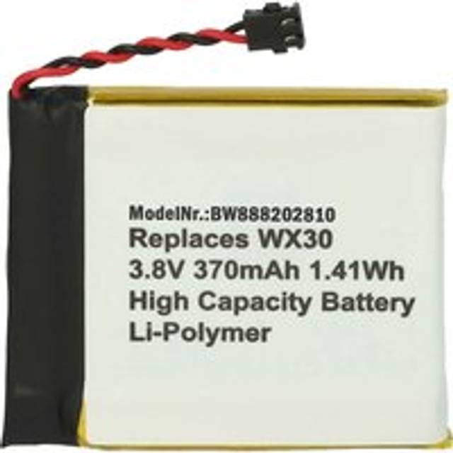 Vhbw - Battery Replacement for Motorola SNN5950A, SNN5951A for Smartwatch Watch Fitness Bracelet (370mAh, 3.8 v, Li-polymer) + Tools