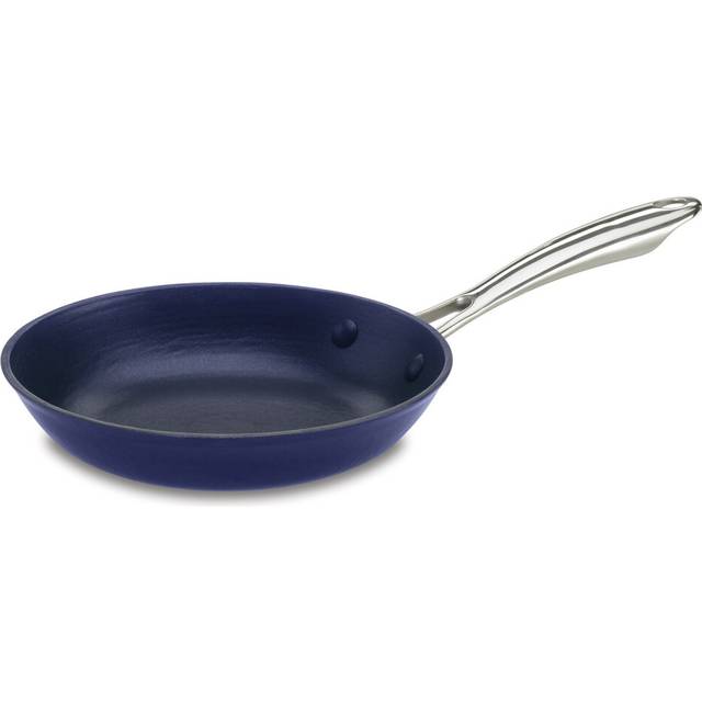 Cuisinart CastLite Non-Stick Cast Iron Fry Pan  10-Inch  Blue on Blue