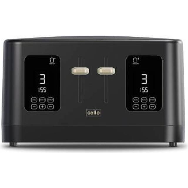 Cello 4 Slice Digital Toaster - Black (4 - Slice)