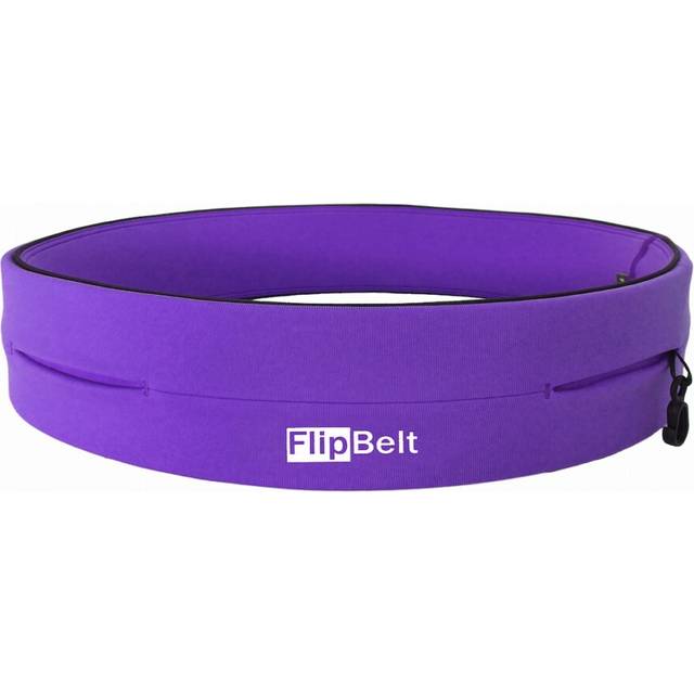 FlipBelt klassiskt löparbälte för telefon och små tillbehör, träningsväska för kvinnor och män, L, neongul, NEONGULT, L, FlipBelt klassiskt löparbälte