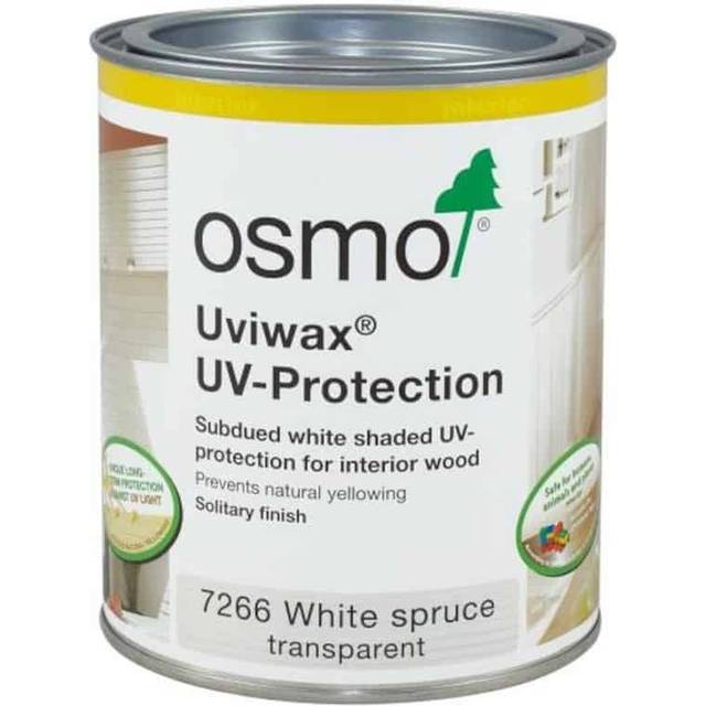 Osmo Uviwax Non Yellowing UV Protection Oil - White - Transparent - 750ml