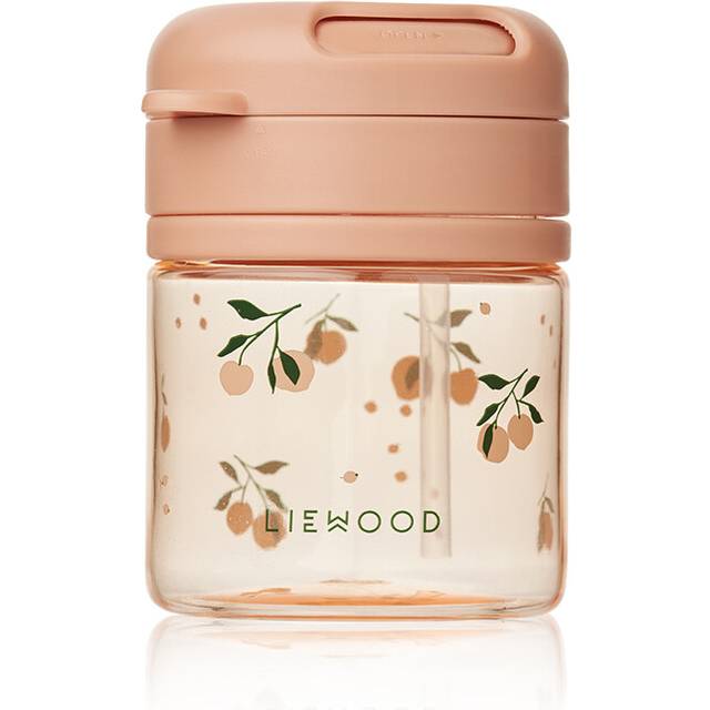 Liewood Mugg m. Sugrör - Pavia - 280 ml - Peach/Sea Shell - Liewood - One Size - Mugg