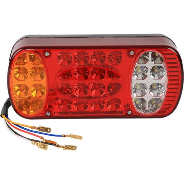 12V-24V 32LED Truck Tail Light Bar Turn Signal Running Brake Reverse Trailer Taillight for Trailer Flatbed Trucks