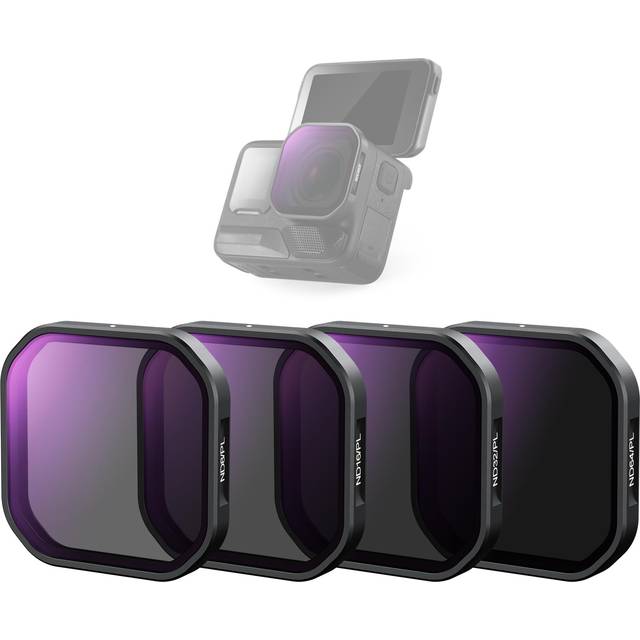 NEEWER Filter Set for Insta360 Ace Pro 4 pieces 2in1 Polarizing Filter Neutral Filter Action Camera Filter Lens Filter FL91 ND/PL 2, Snap-on