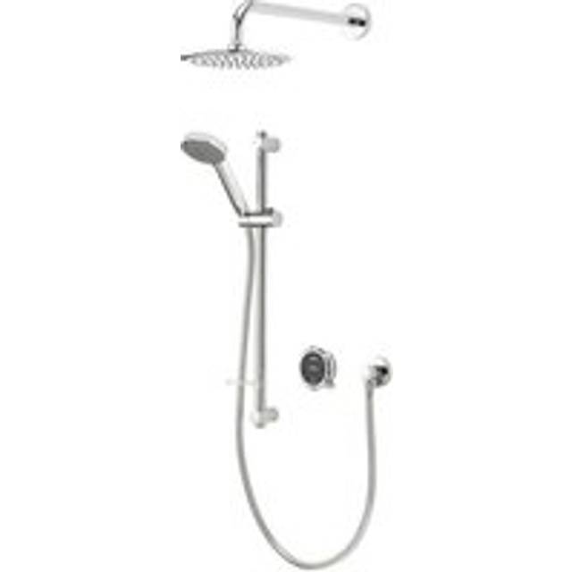 Aqualisa Quartz Touch Smart Conc With Wall Hd -hp, Silver