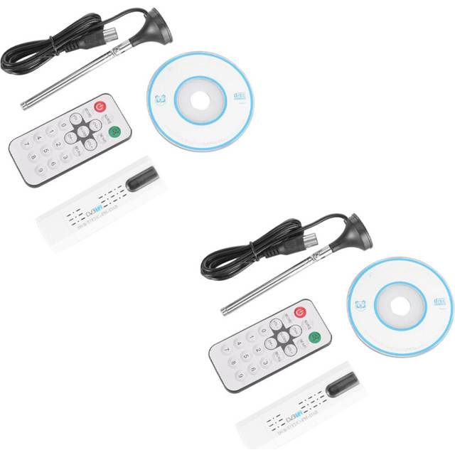 2X USB 2.0 Digital DVB-T/T2 SDR+DAB+FM HDTV TV Tuner Receiver Stick